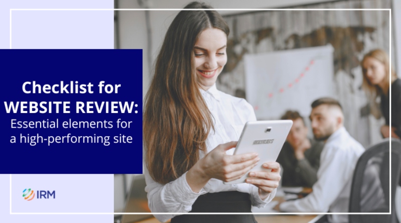 Checklist for website review
