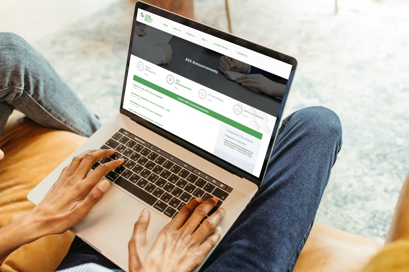 Asian Battery on laptop